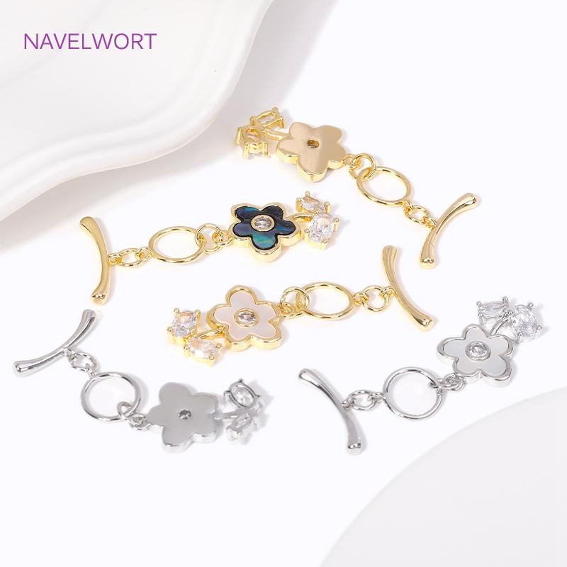 Multi Types Trendy 18K Gold Plated OT Clasps Toggle Clasps Connector For Bracelet Necklace Making DIY Jewelry Accessories