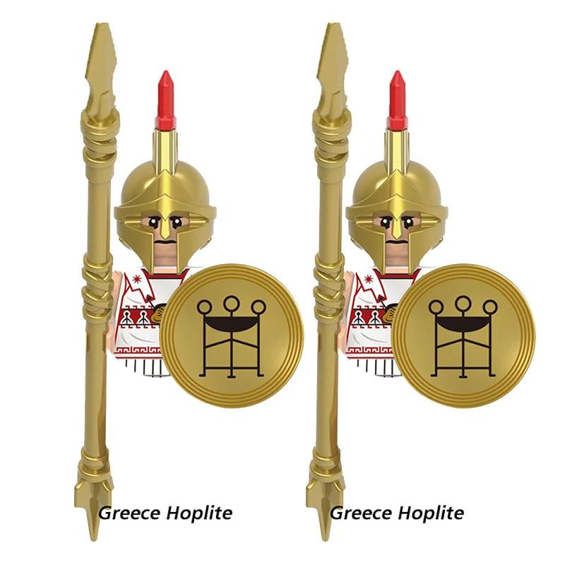 Zabawki dla dzieci Średniowiecze Starożytna Grecja Ciężka piechota Zbrojny rycerz Łucznik Figurki wojskowe Sprzęt bojowy Model Prezenty dla chłopców