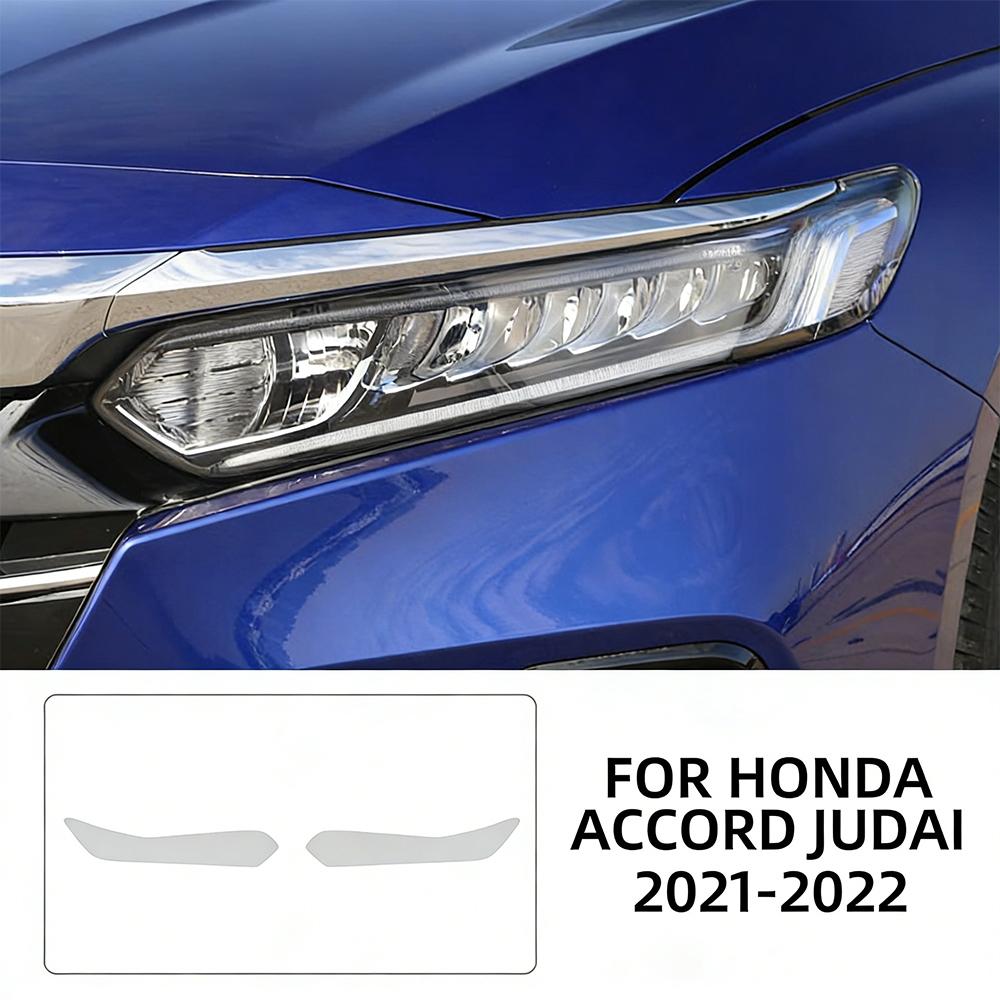 TPU Car Headlight Protective Film for Honda Accord 10th Gen 2021-2025 Transport & Smoke Anti-Scratch