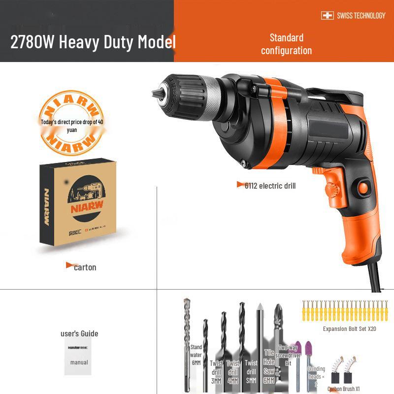 Imperial City High Power 220V Electric Handheld Drill & Screwdriver