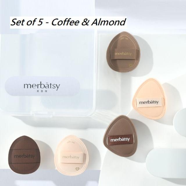 Jericoure - Mini Finger Powder Puff (Various Designs) / Set