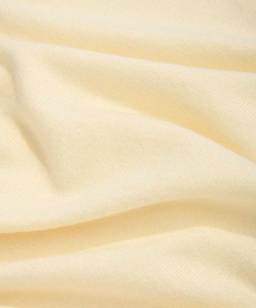 COVERNAT WOMAN Twist Wool Short Sleeve Knit Ivory