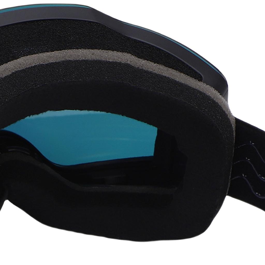 Ski Goggles for Men Women PC Double Layered Anti Fog Sun Proof Snow Goggles for Snowboarding Snowmobile Dog Sledding Black Red