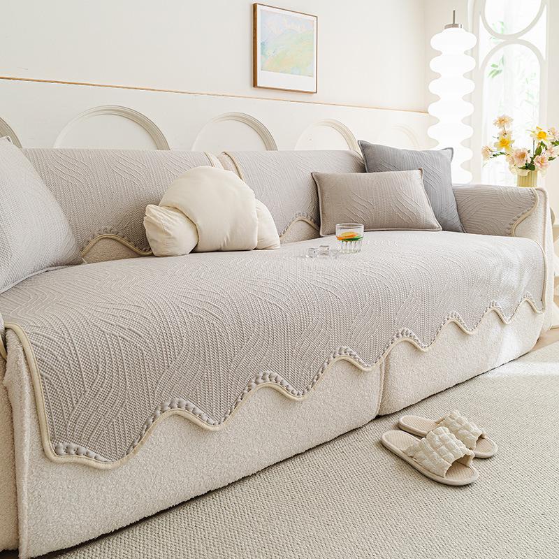 Summer Sofa Mat Non-Slip Ice Silk Sofa Cushion  New Summer Rattan Mat Mat Cover Cover Cover Cloth