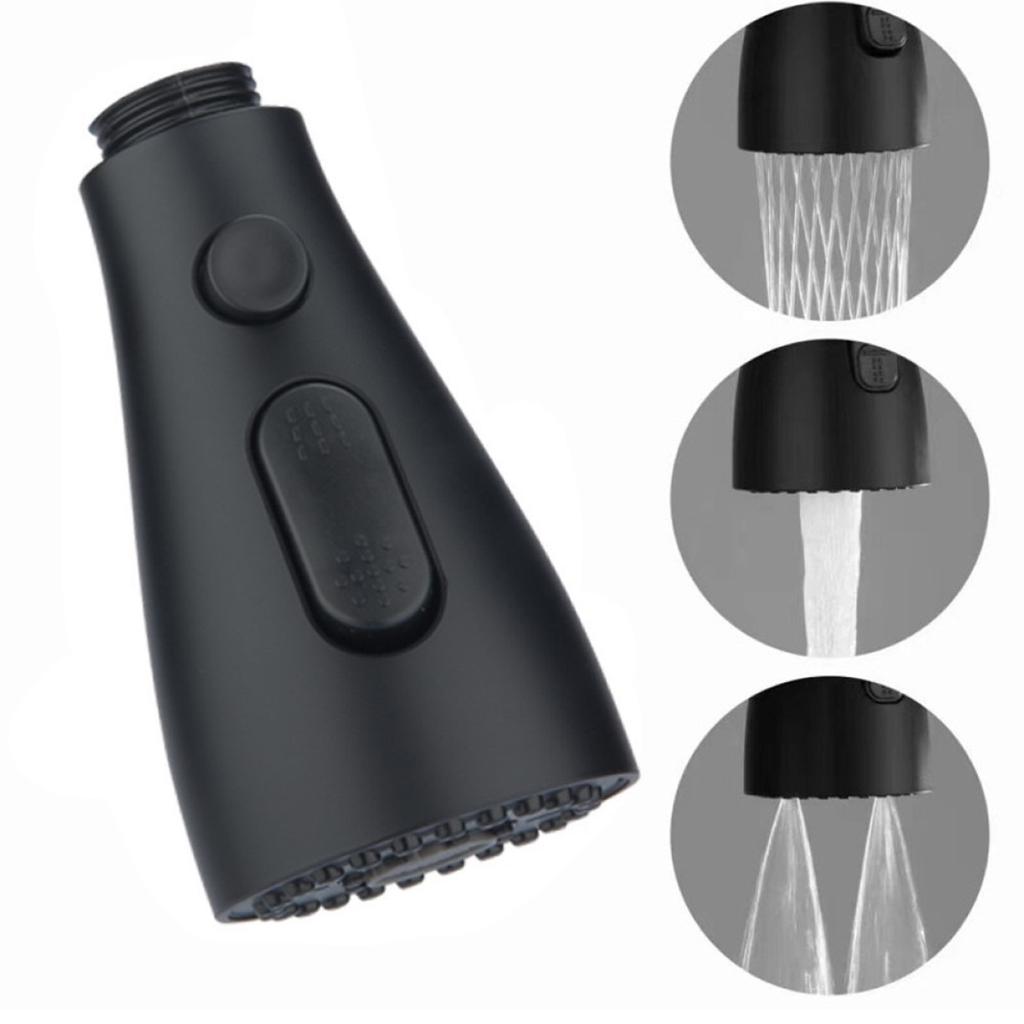 Pull Out Kitchen Faucet Sprayer - Multi-Mode ABS Spray Head with Anti-Splash for Washing Dishes & Vegetables
