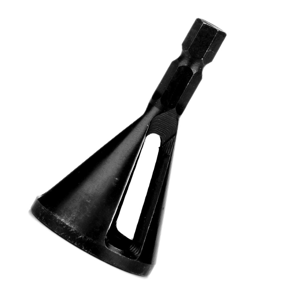 Black Stainless Steel Deburring External Chamfer Tool Bit Remove Burr Repair Tool