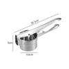 1Pieces Masher Ricer Press Mashed Potatoes Stainless Steel Crushing Puree Fruit Vegetable SqueezerJuicer Outdoor Tableware
