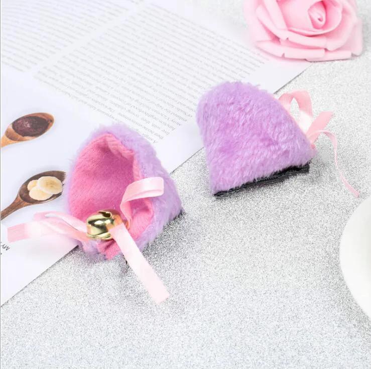 1 Pair Sweet Bell Cat Ears Hair Clip Women for Cosplay Anime Costume Halloween Birthday Party Girl Fashion Hairs Accessories