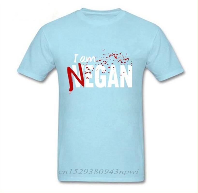 Negan Lucille T Shirt Walking Dead Negan Lucille Men Fashion Design Custom Short Sleeve Valentine's Family Tshirt O Neck T-shirt