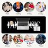 1Pc Musician'S Identity Gaming Mouse Pad Keyboard Desk Mat Non-slip Rubber Lock Edge Waterproof Computer Mousepad for Office Home Decor Ey136