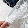 2024 Women's Lace Fisherman Hat - Trendy Korean Style, Versatile Summer Design, Flower Pattern, Lightweight, Hollow Sun Hat