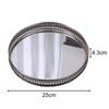 Cafe Restaurant Home Light Luxury Mirror Metal Tray