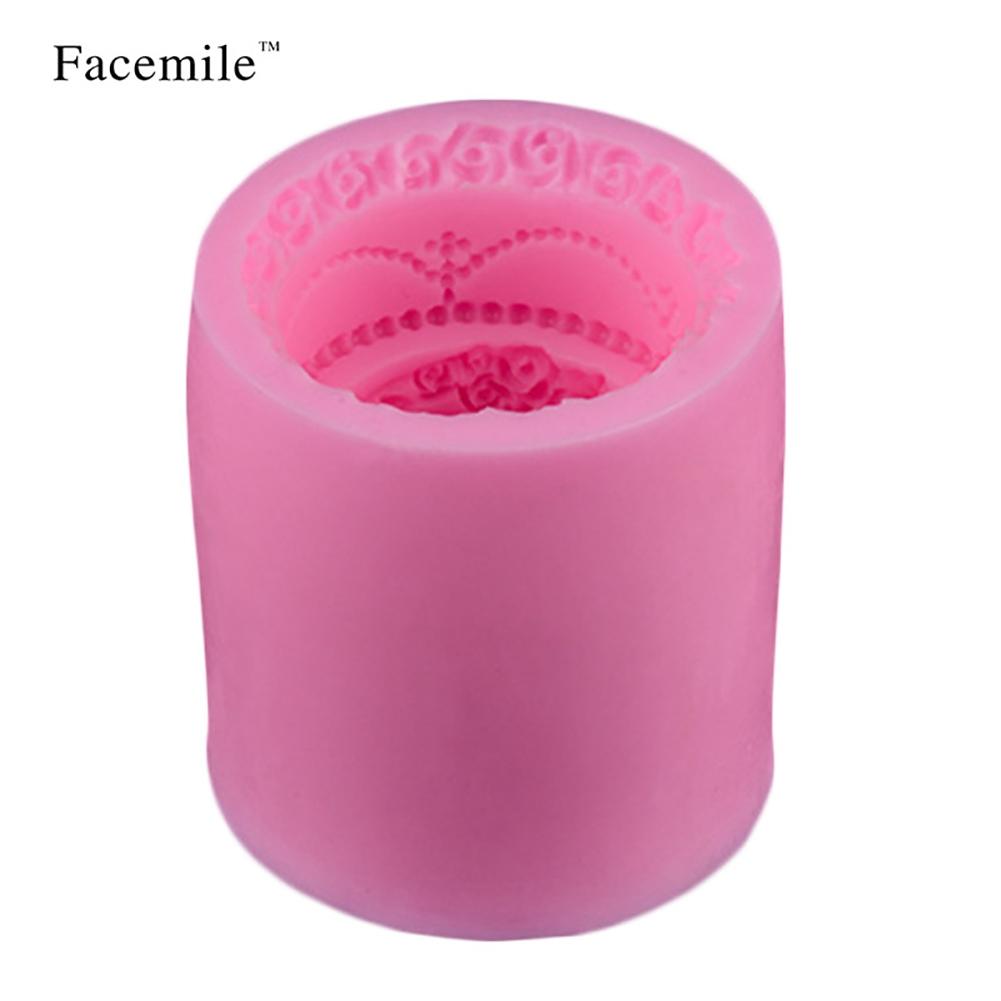 Pudding Fondant Cake Decorative Silicone  Mold Soap Making Tool