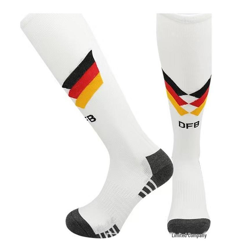 World Cup Over-the-Knee Football Socks - Argentina & Miami Barca Design for Adults & Kids