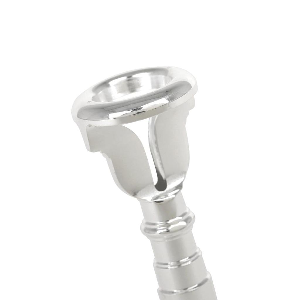 Trumpet Mouthpiece, Beginner-friendly, Silver-plated Brass.