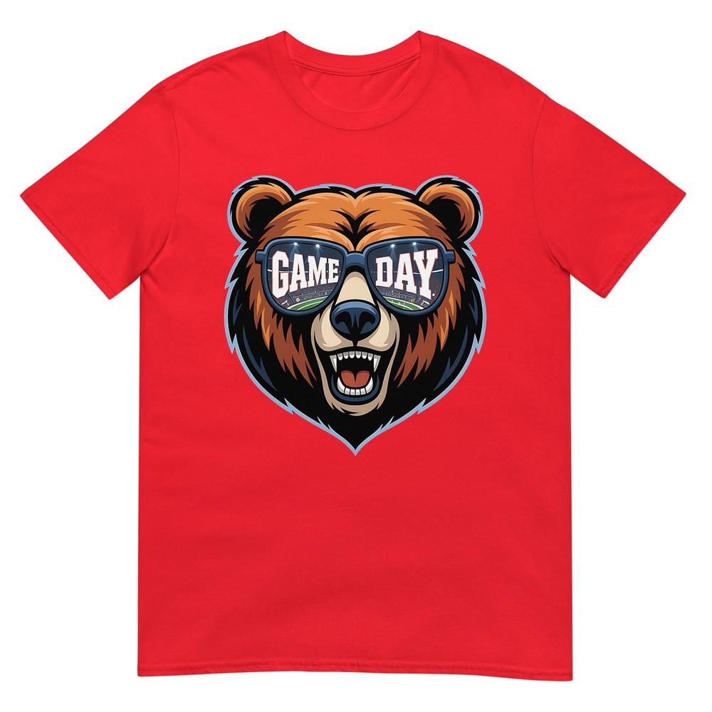 Game Day Bear Football Sports Fan Tshirt S