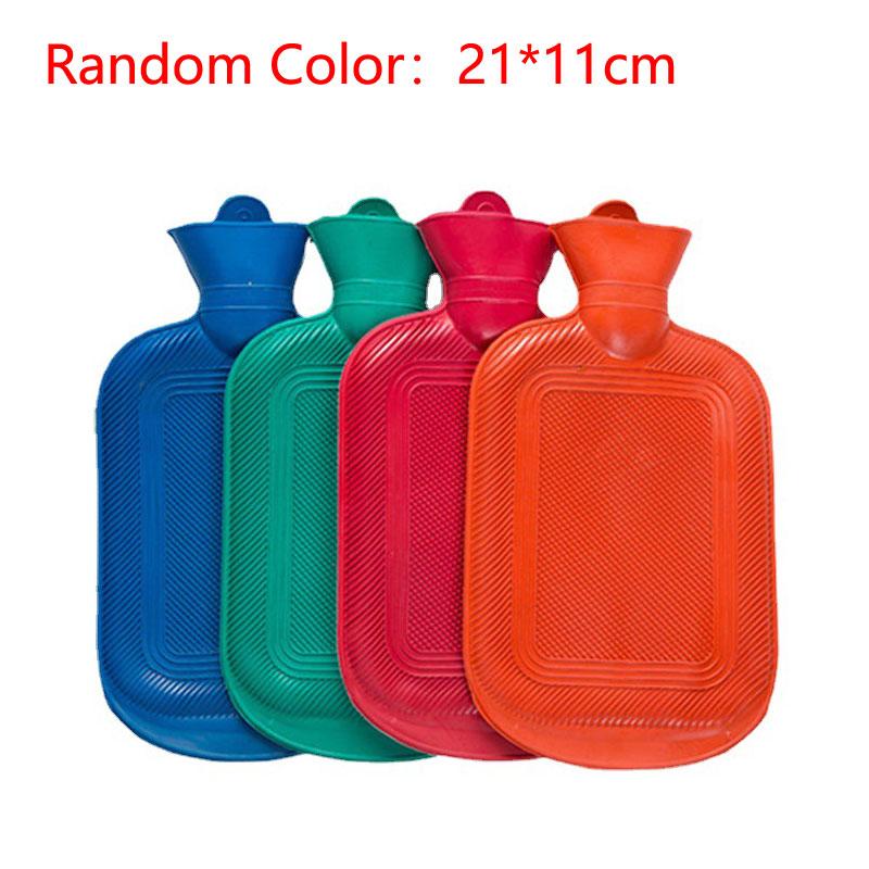 500/1000ml Water Injection Rubber Hot Water Bottle Thick Hot Water Bottle Winter Warm Water Bag Hand Feet Warmer Water Bottle