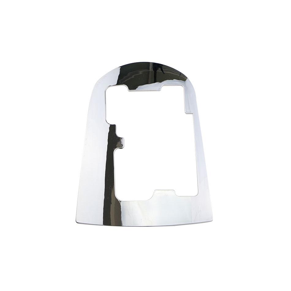 Chrome Car Gear Knob Panel Cover for Hyundai Solaris Accent 2011-2015 AT LHD Shift Knobs Sticker Decoration Trim Covers Styling