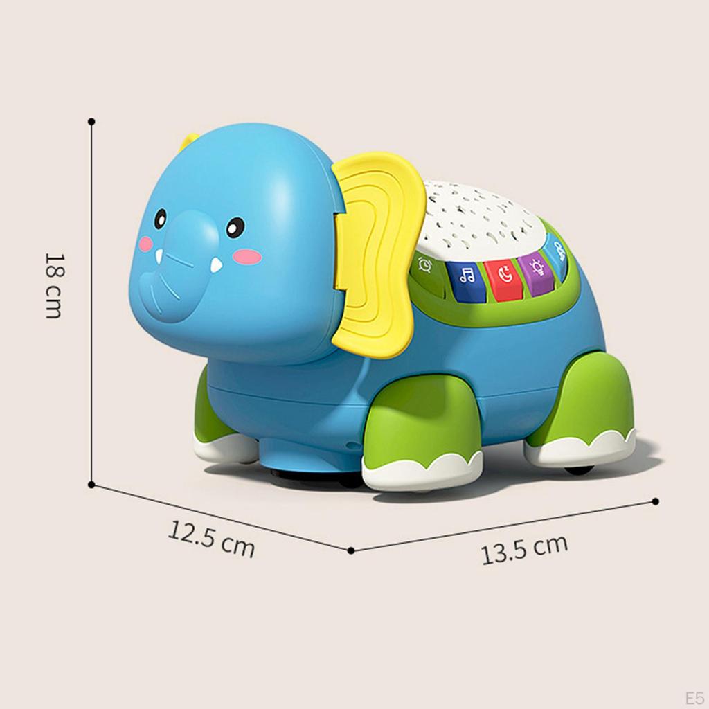 Baby Crawl Toy ,3 Stage Developmental Learning Crawling with Timer ,5 in 1 Walking