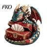 Pre-cut Fabric Sewing Kit Quilted DIY Patchwork Tissue Box Kit, with Pre-Cut Fabric, Hand-sewing Craft Whimsical Woodland Animal Box, for Adults