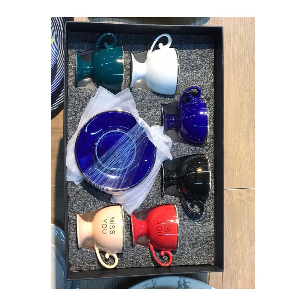 Pak Home Set Of 6 Luxury Coffee Cups