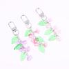 Y2K Aesthetics Lily Of The Valley Keychain Exquisite Flower Keyring Bag Pendant Sweet Girly Phone Lanyard Holiday Gifts