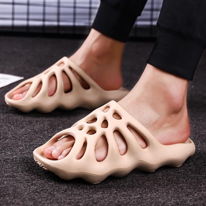 Fashion Brand Designer Kanye West Men 2025 Fashion Women Foam Runner Summer Men's Slide Casual Slippers Beach Shoes Eva Injection Shoes
