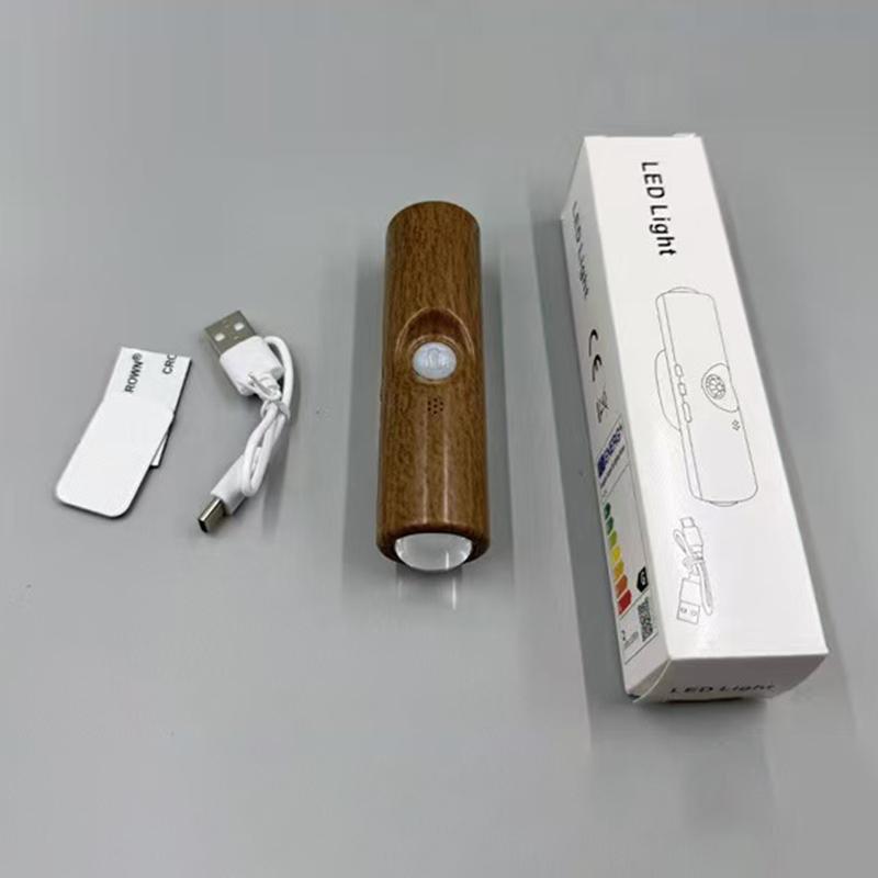 Two Tone Cat Eye Motion Sensor Wall Lamp USB Rechargeable Energy Efficient Lighting for Home Office Hotel Corridor