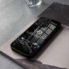 Custodia Lusso L-Lexus-S per Telefono per iPhone 17 Air 16 E Pro Max 15 14 13 Mini 12 Pro 11 Max Plus Copertura in Vetro Nero