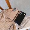 Mirror Crossbody Rope Phone Case for IPhone 16 15 Plus 14 13 12 11 Pro Max X XR 7 8 Wallet with Card Holder Leather Flip Cover