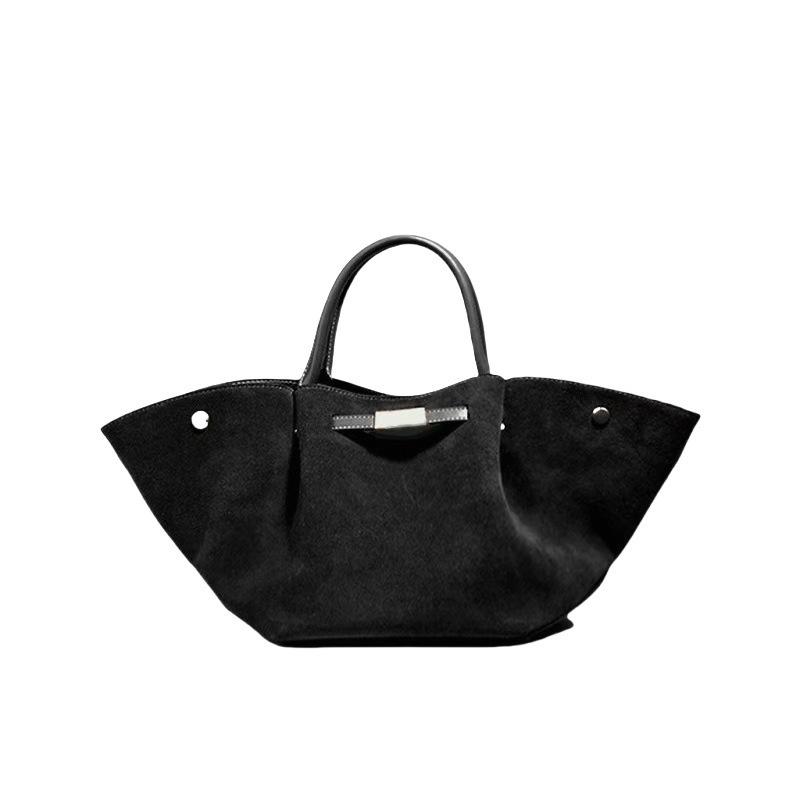 Demellier Geprägte Wildleder Flügeltasche - Retro Herbst/Winter Handtasche & Schultertasche