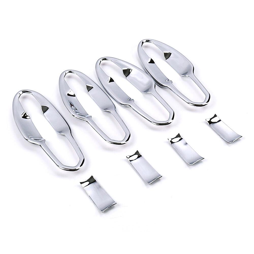 Car ABS Chrome Outside 4 Door Handle Bowl Trim For Cadillac XT5 2016-