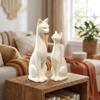 1 Pair Aesthetic Minimalist Cat Statue Minimalist Cat Table Sculpture  Living Room