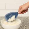 Wooden Handle Silicone Rice Spoon Household Heat-resistant Spoon  Kitchen Gadgets