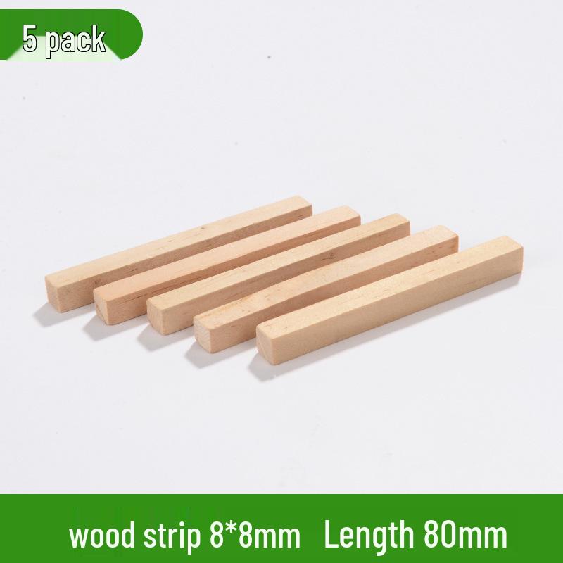 Paulowniahout Strips voor 3D Modelbouw en Blokhut Constructie