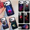 Burning Love Rose Phone Case For iPhone 17 Air 14 15 13 12 Max Cover For Apple 14 15 16 16e 11 Pro Max Plus Coque