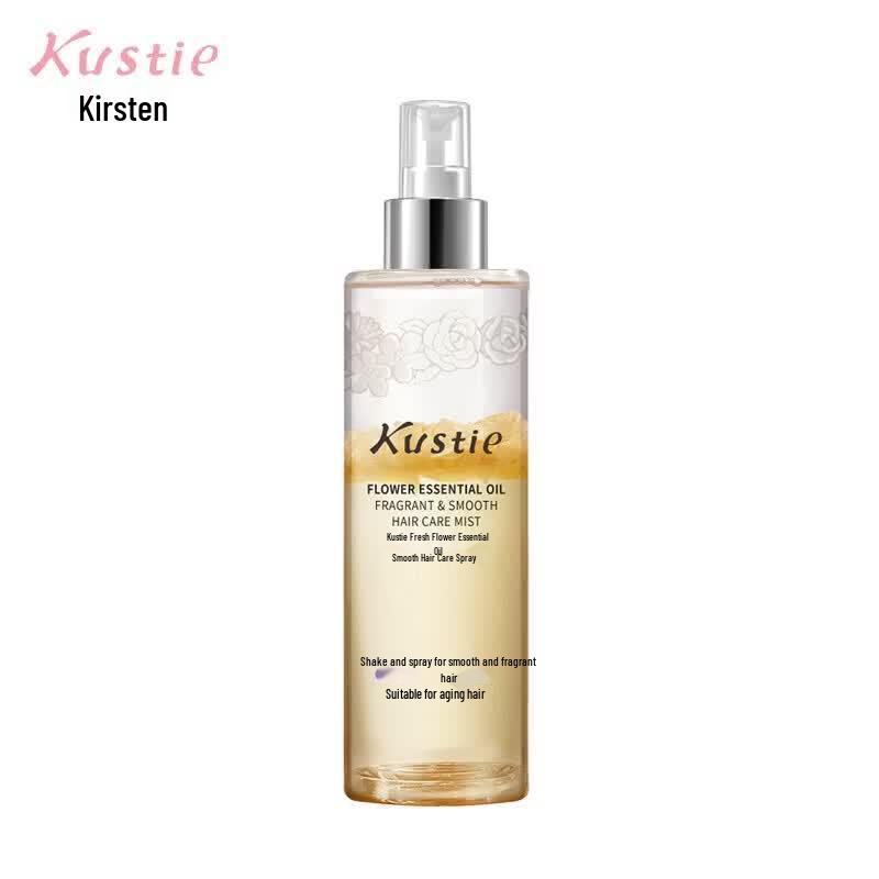Kustie Fresh Flower Essential Oil Smooth Hair Spray