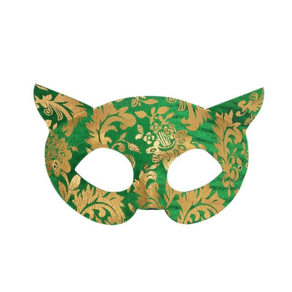 Masque de chat sexy pour parents et femmes, accessoire de fête ou de spectacle, en PVC peint en couleur, pour carnaval, bal masqué, bal de promo ou toute autre occasion. Masque de beauté pour adultes.