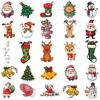 10/30/50pcs Kawaii Cartoon Christmas Stickers Santa Claus Graffiti Sticker Waterproof DIY Suitcase Guitar Phone Cute Decals Toy