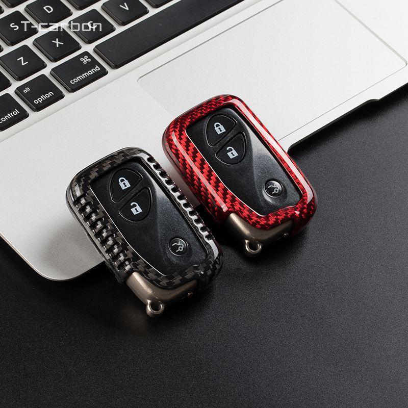 Carbon Fiber Key Case for Lexus: Compatible with ES300, RX, NX300, NX200t, UX260h Models