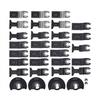 Oscillating Saw Blades Kit Universal Bi-Metal Multi Tool Cutting Blade Set of 32