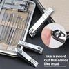 Professional 19-Piece Manicure & Pedicure Kit - Stainless Steel Nail Set With Storage Case for Home Salon Use