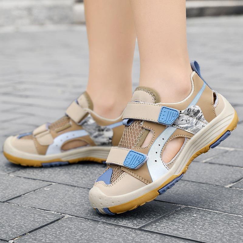 Boys Soft Sandals Fashion Children Shoes Baby Anti Slip Collision Outdoor Girls Flat Beach