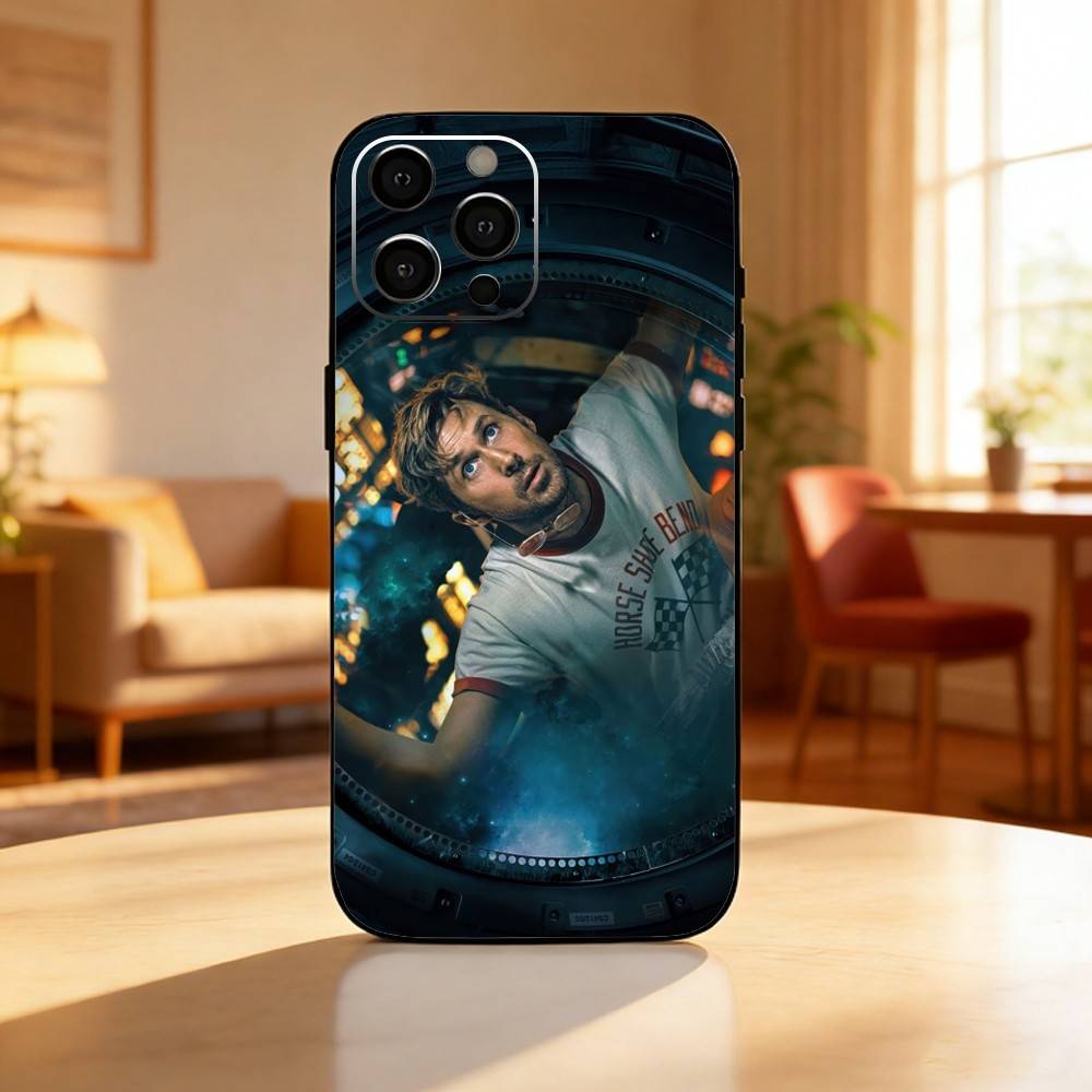 Movie Project Hail Mary Phone Case For iPhone17,16,15,14,13,12 Plus,Max Soft Silicone Black Cover iPhone16e
