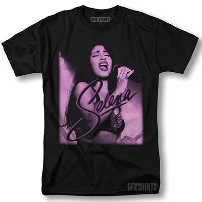 Selena Quintanilla Maglietta Classica Vintage con Grafica T-Shirt
