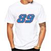 Jorge Martín GP Martinator 89 T-shirt Estiva Unisex Manica Corta GS Sport T-shirt Ragazzo Magliette Casual Equitazione Moto Top Bianchi