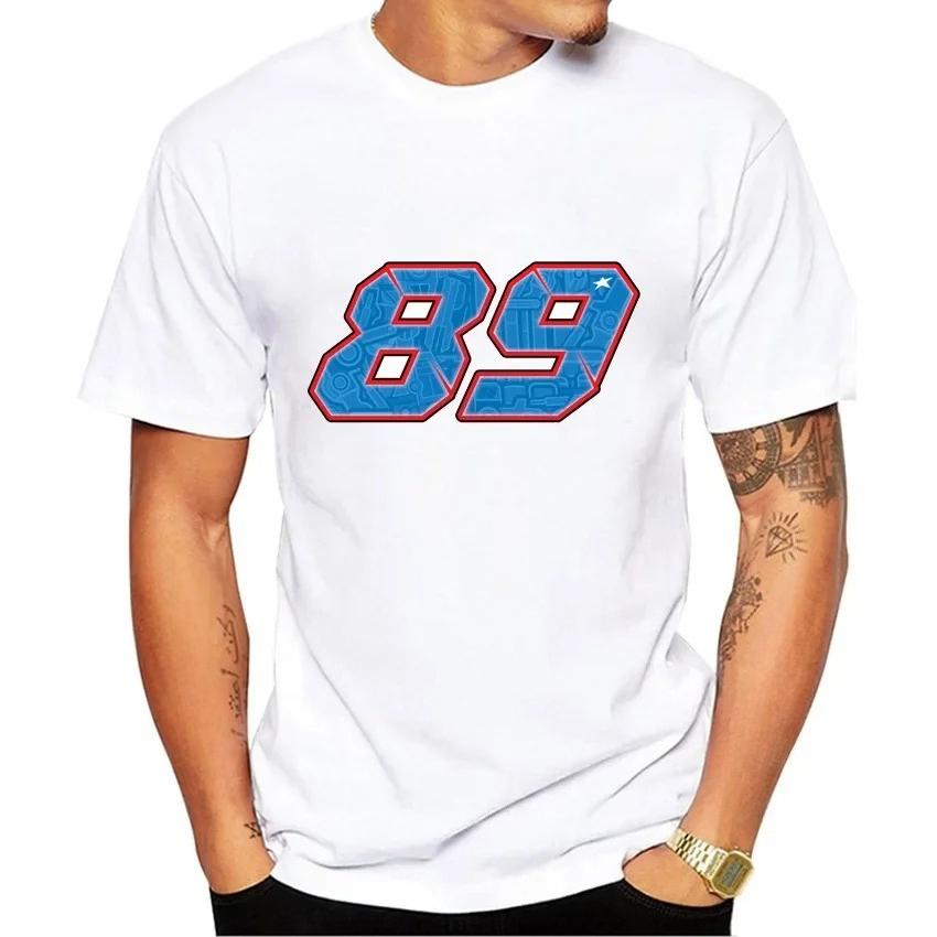 Jorge Martín GP Martinator 89 T-shirt Estiva Unisex Manica Corta GS Sport T-shirt Ragazzo Magliette Casual Equitazione Moto Top Bianchi