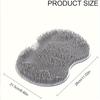 Silicone Foot Cleaner with Suction Cup NonSlip Shower Foot Scrubber Exfoliating Massager for Deep Cleansing & Relaxation At Home