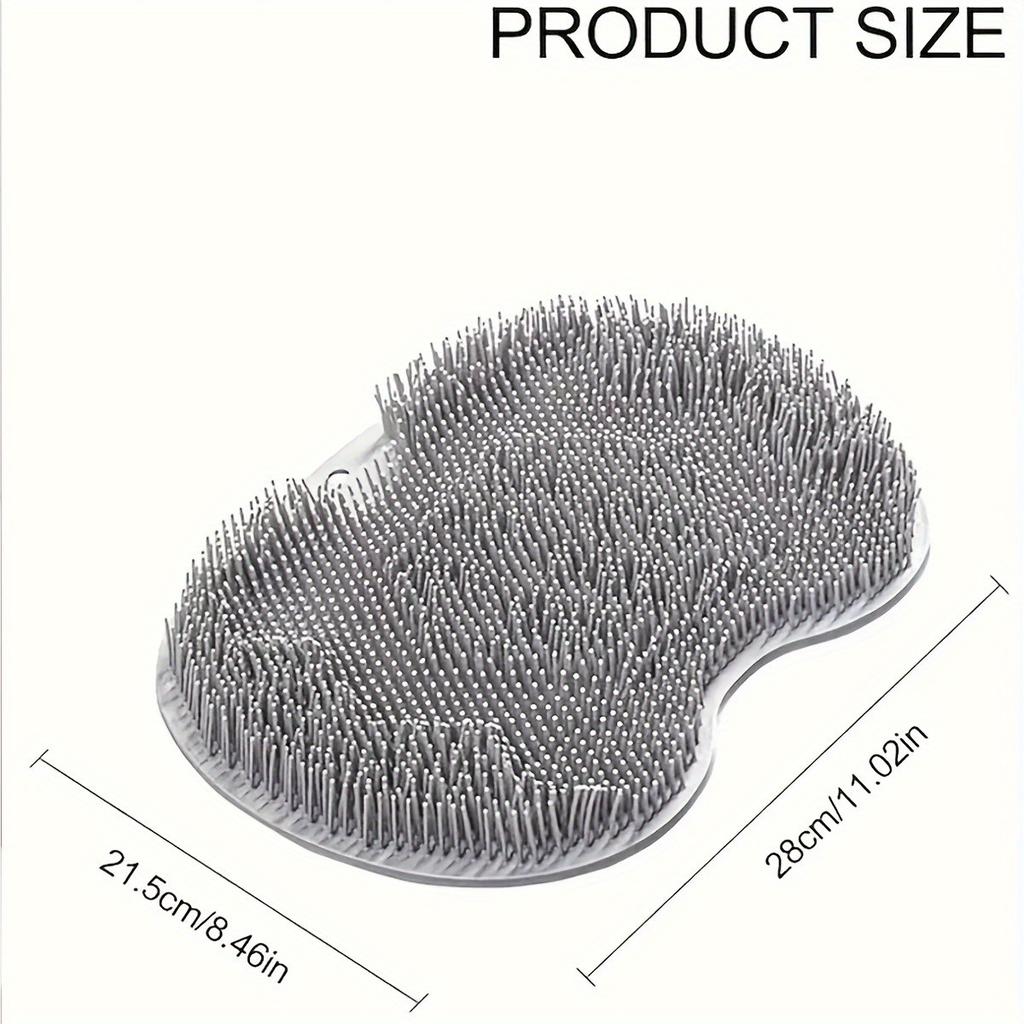 Silicone Foot Cleaner with Suction Cup NonSlip Shower Foot Scrubber Exfoliating Massager for Deep Cleansing & Relaxation At Home