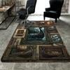 Ship Art Compilation Pattern Rug Floor Mat for Living Room or Bedroom Soft and Comfortable Carpet a Gift for Birthday and Holiday.